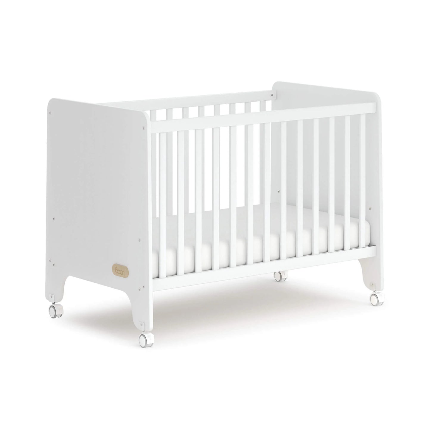 Boori - Natty Compact Baby Cot_ Barley White